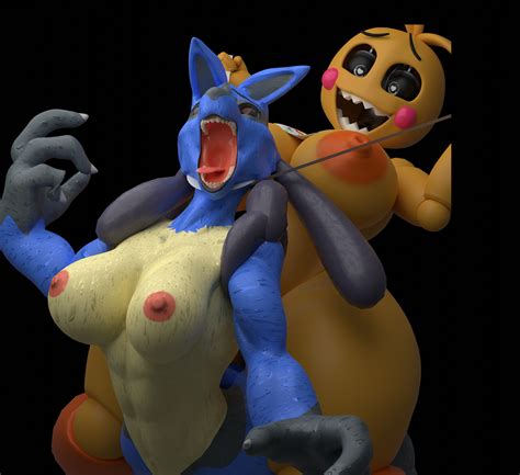 Rule 34 3d Asphyxiation Chocoscorner Choking Five Nights At Freddys Lucario Pokemon Toy Chica