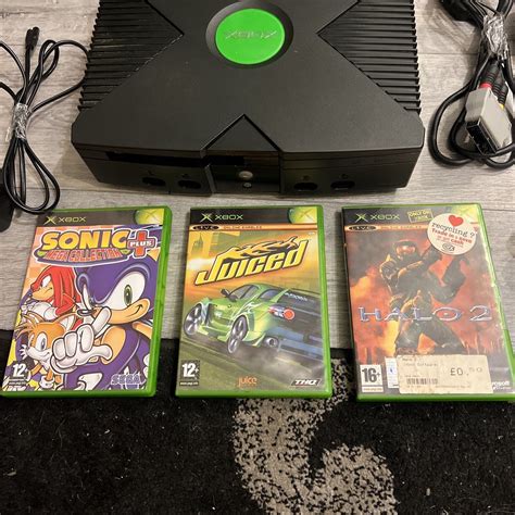 Xbox Original Console 3 Full Setup With X3 Controllers And X3 Gamesrd