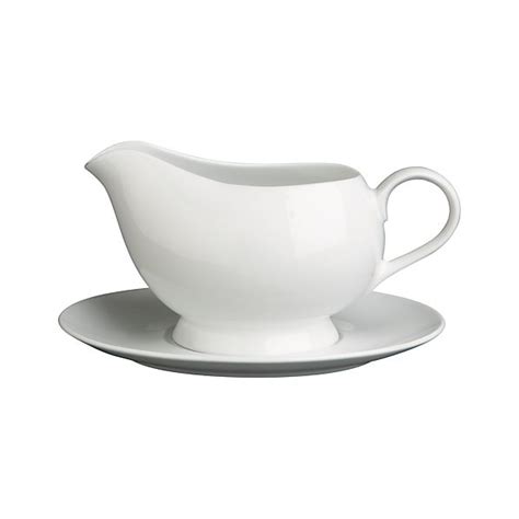 Gravy Boat With Saucer Crate And Barrel