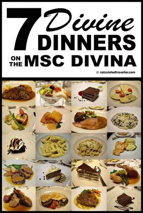 7 Divine Dinners Msc Divina Food Review And Photo Essay