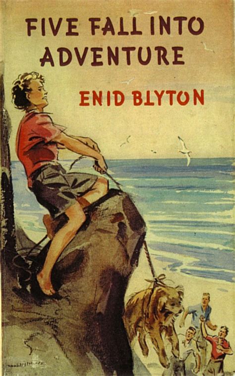 The Famous Five 9 Five Fall Into Adventure By Enid Blyton Nostalgic