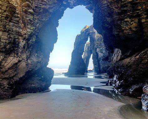 Beach Of Cathedrals Galicia Spain Hd Wallpaper