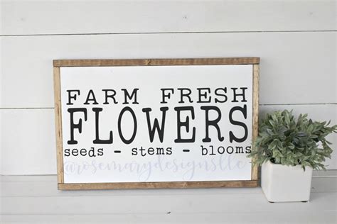 Farm Fresh Flowers Svg 127866