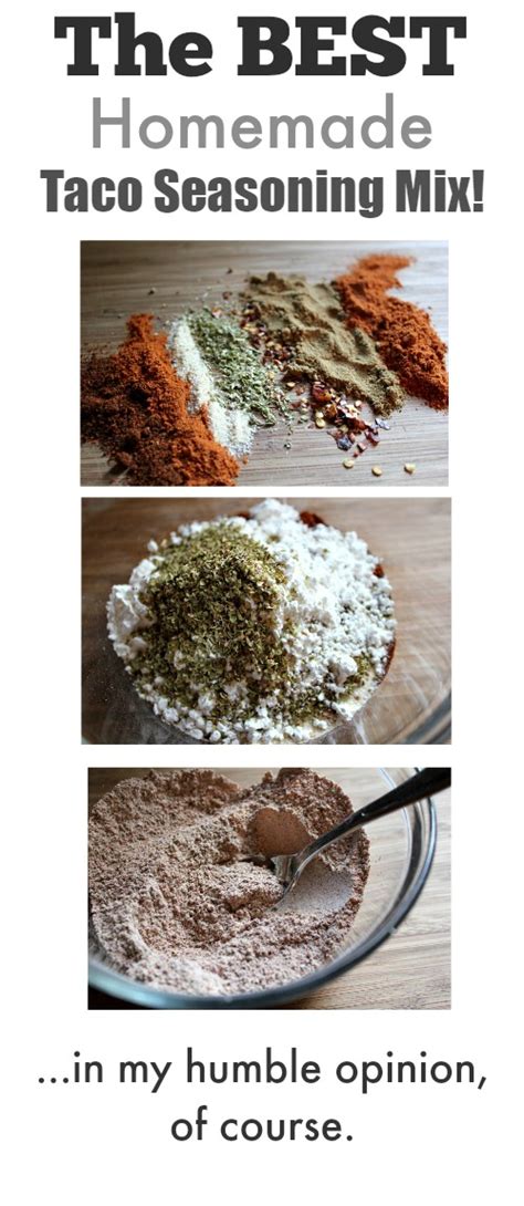 Homemade Taco Seasoning Mix Recipe The Creek Line House