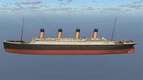 3d Rms Titanic Model Cgtrader
