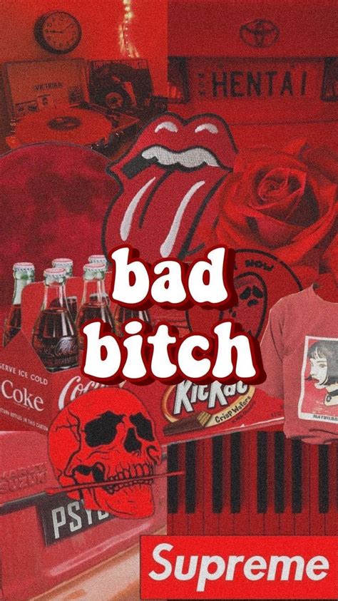 Pin By Fitila On Wallpapers Red Aesthetic Bad Girl Wallpaper Edgy