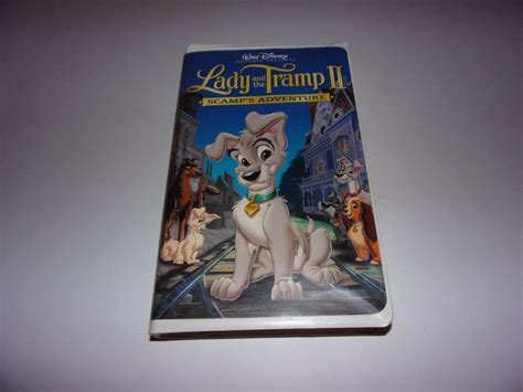 Walt Disney Lady And The Tramp Ii Scamps Adventure Vhs 2001 Clam