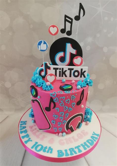 Tik Tok Cake Cool Birthday Cakes Creative Birthday Cakes Girl Cakes