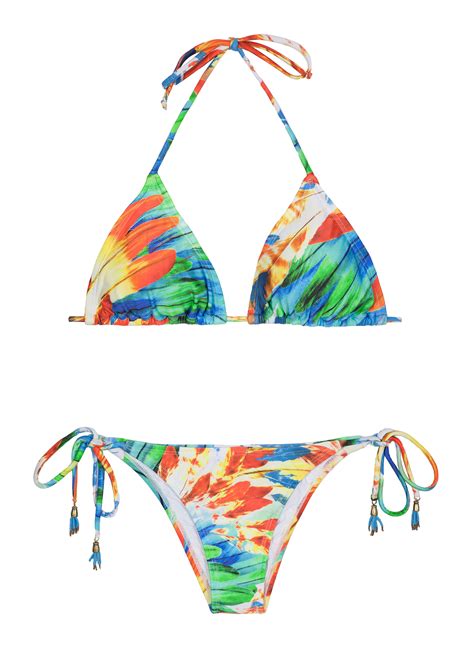 Dreaming In Color Bikini Palmarosa Swimwear Bikinis Triangle Bikini