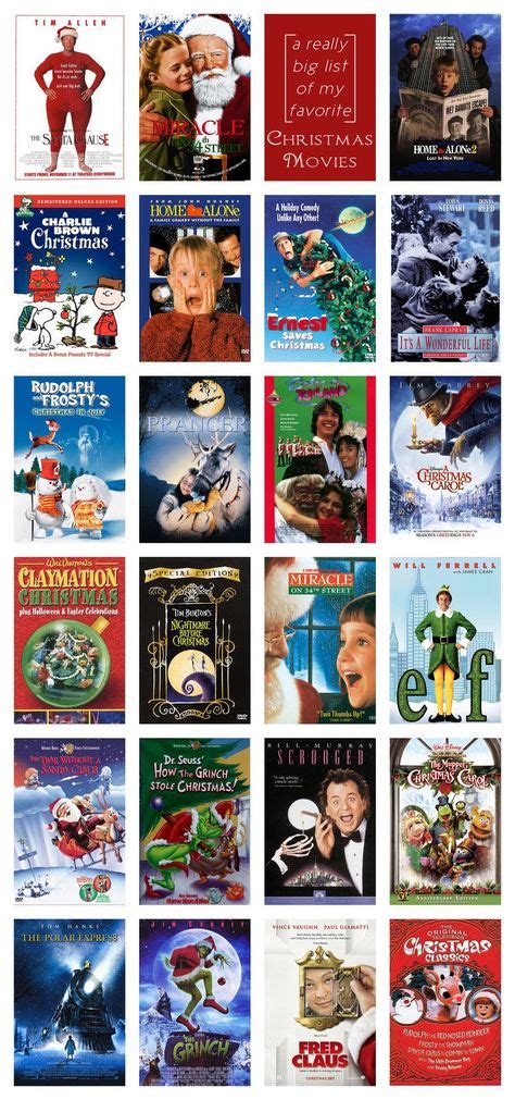 a really big list of my favorite christmas movies via complicated simplicity christmas