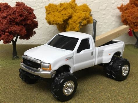 Ford F350 Ertl 164 Custom Lifted Ford F350 Dually Farm Toy Etsy