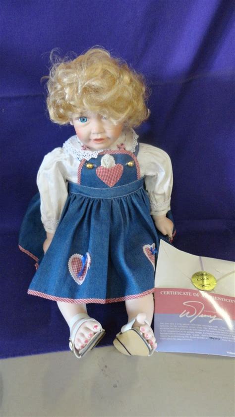 Vintage Wiliam Tung Porcelain Collectors Doll By Tennesseehills 100