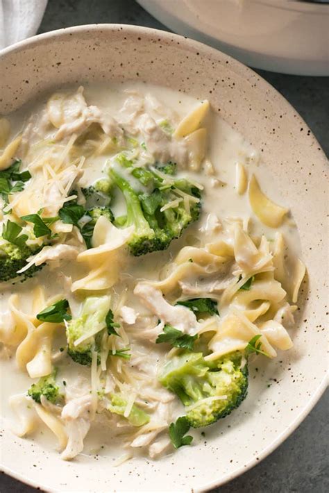 Chicken Alfredo Soup The Salty Marshmallow