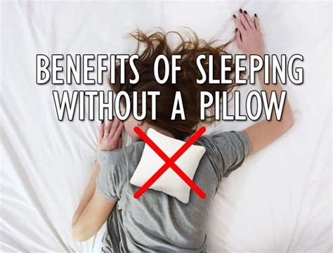 Benefits Of Sleeping Without Pillow