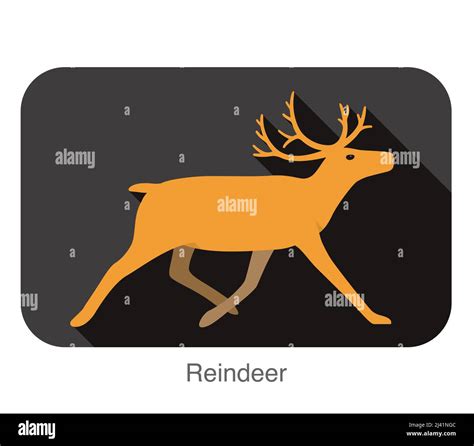 Reindeer Side Profile Cut Out Stock Images And Pictures Alamy