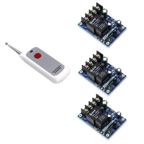 Dc 12v 24v 36v 48v Wireless Rf Remote Control Switch 30a Relay