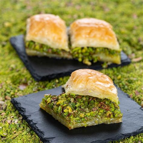 Handmade Pistachio Baklava Traditional Turkish Dessert Etsy