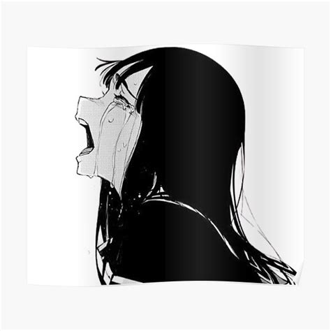ANIME GIRL In Tears Poster For Sale By Dark S Redbubble