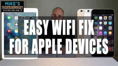 No Wifi Fix For Ios Based Apple Devices Iphone Ipad Ipod Youtube