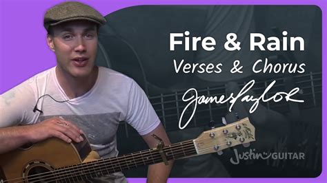 How To Play Fire And Rain By James Taylor Guitar Lesson 2of2 Youtube