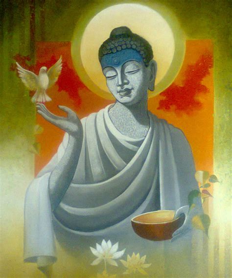 Buy Buddha Vigilance Painting At Lowest Price By Sanjay Lokhande