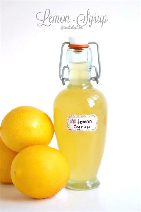 lemon syrup keeprecipes  universal recipe box