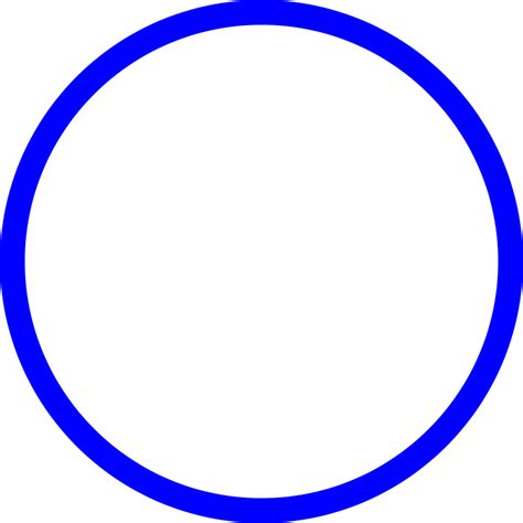 Blue Circle No Background
