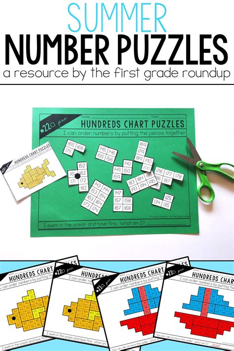 Hundreds chart with missing numbers worksheet education com. Hundreds Chart Puzzles for June | Kindergarten math ...