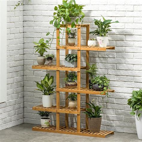 Magshion Wooden Flower Stands Plant Display Rack Choose 3 4