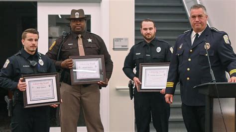 Three Police Officers Honored In Freeport For Saving Suicidal Man