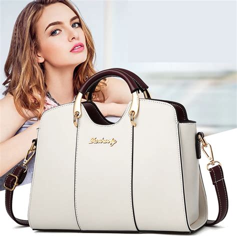 White Handbag 2019 Elegant Shoulder Bag Women Designer Handbags High