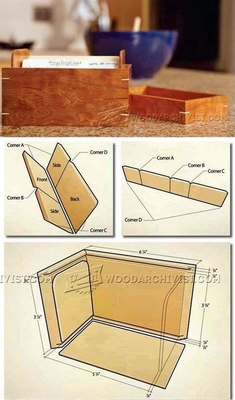 Recipe Box Plans Woodworking Plans And Projects