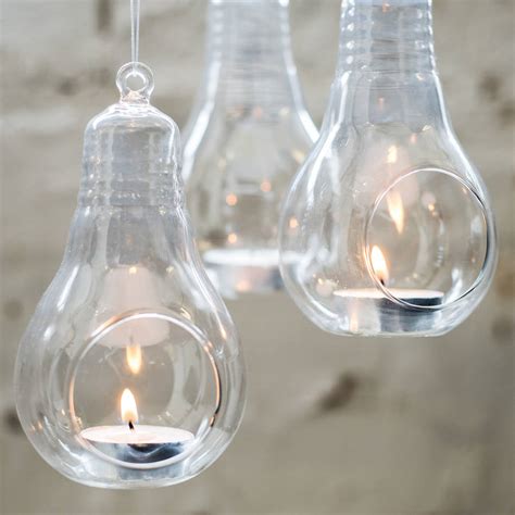 Glass Lightbulb Hanging Vase By Bonnie And Bell