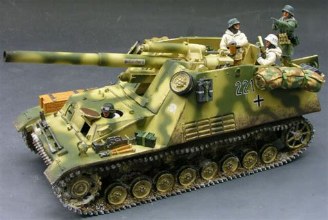 King And Country Ww2 German Army Ws079 Winter Hummel Self Propelled