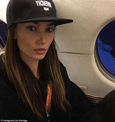 Victorias Secrets Model Lily Aldridge Takes Selfie At Trevi Fountain