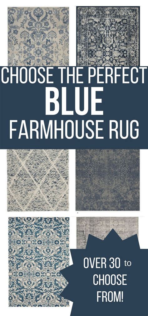 The blue hue house is a participant in the amazon services llc associates program, as well as other online shopping sites like wayfair, target, and hobby lobby. Choose the Perfect Blue Farmhouse Rug | Farmhouse rugs ...