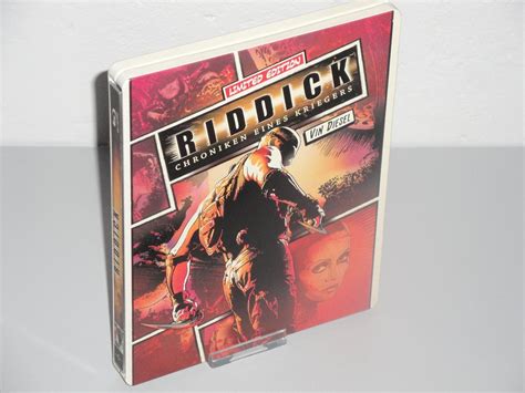 Amazon Com The Chronicles Of Riddick Reel Heroes Blu Ray SteelBook