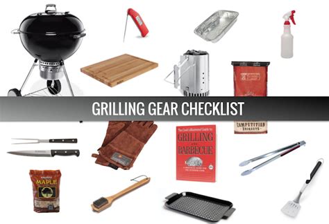 Grilling Gear Checklist 19 Barbecue Tools Every Man Needs Bbq