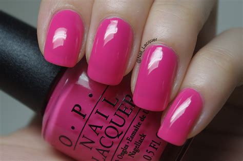 Opi Elephantastic Pink Swatches Nail Lacquer Uk