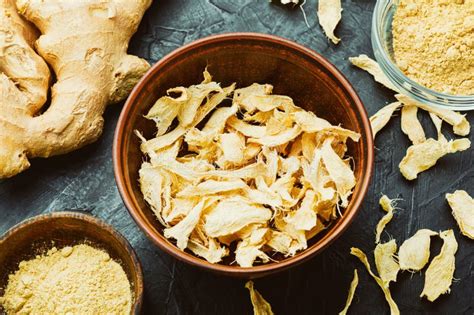 Dried Ginger Root Stock Photo Image Of Medicinal Nutrition 197276538