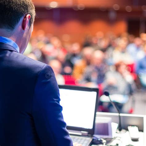 Speaker At Business Conference And Presentation Stock Image Image Of