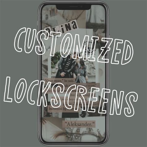 Customized Matching Lockscreens Etsy