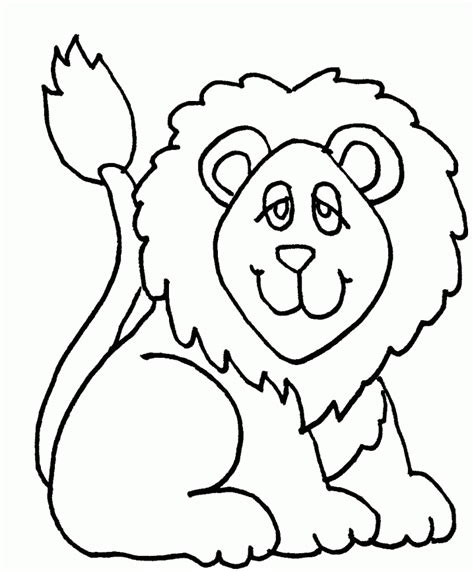 You might also be interested in coloring pages from preschool category and baby animals, preschool animals tags. Cute Lion Coloring Page - Coloring Home