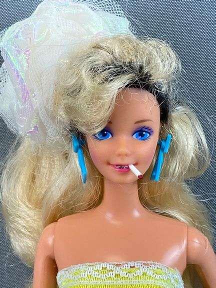 Customized White Trash Mattel Barbie Doll Matthew Bullock Auctioneers
