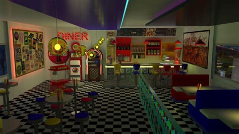 Retro Diner Wallpapers Top Free Retro Diner Backgrounds Wallpaperaccess