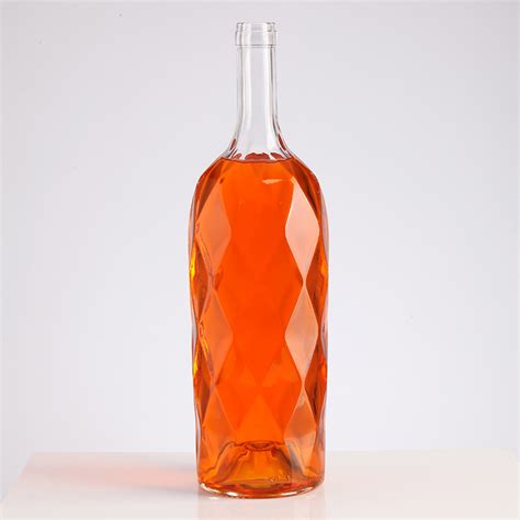 1000ml Glass Clear Bottle 1lite Gin Wine Liquor Spirit Glass Bottles 1l
