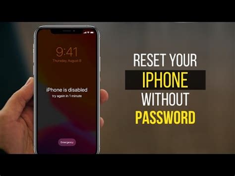 How To Restore IPhone Without Passcode Reset IPhone Without Passcode