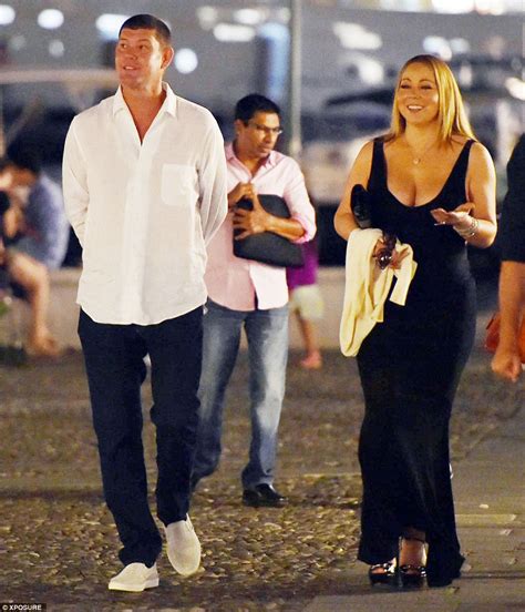 mariah carey puts on a busty display as she and james packer enjoy date in portofino daily