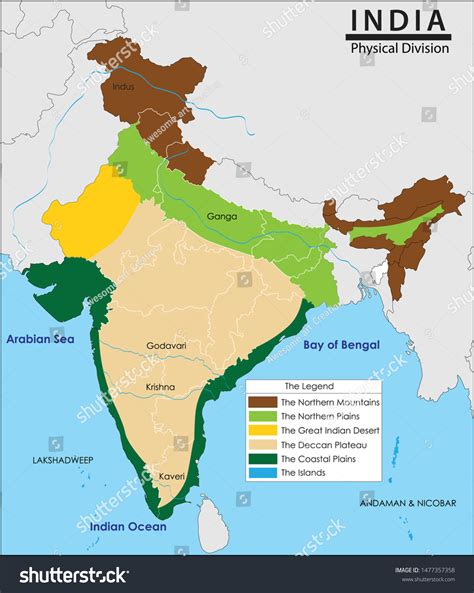 Physical Features Of India Class 9 Map