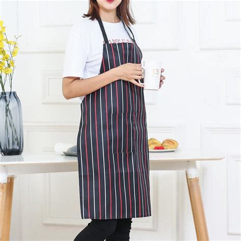 Buy Women Cooking Chef Kitchen Restaurant Bib Apron Dress Pocket Apron